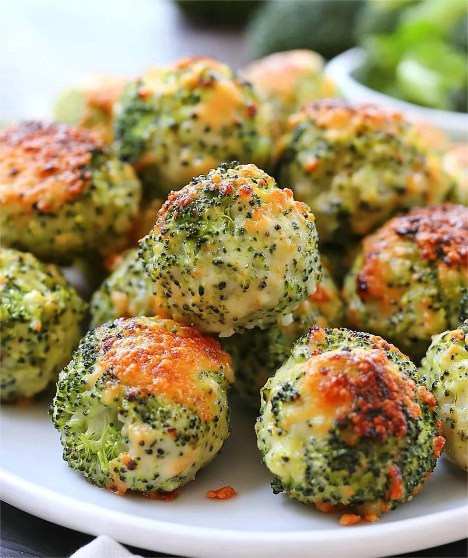 Baked Broccoli Cheese Balls