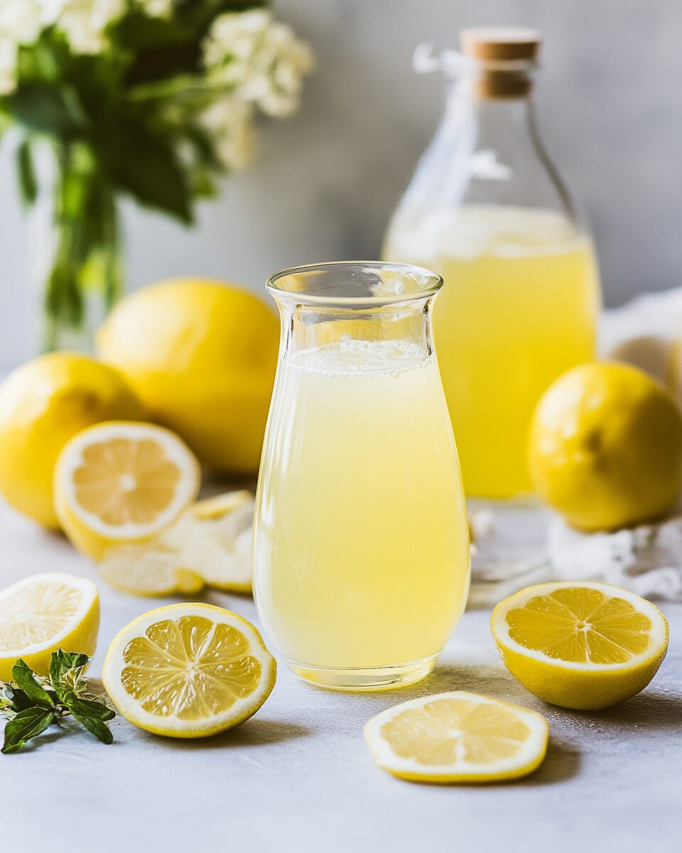 Classic Homemade Limoncello