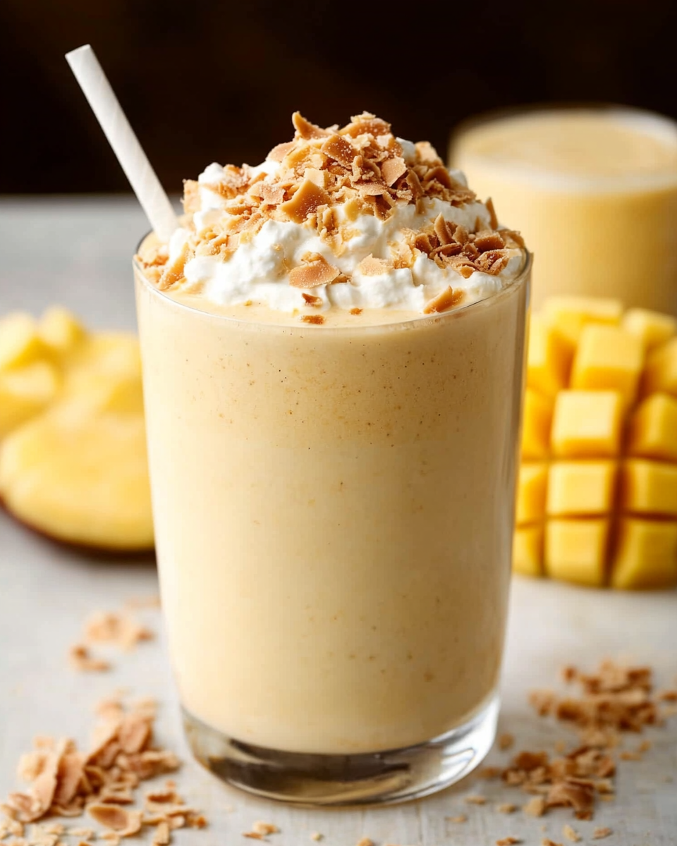Mango Coconut Protein Smoothie