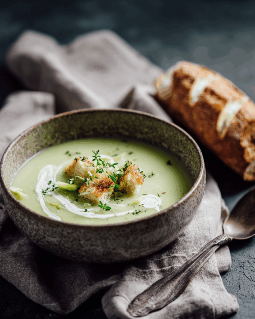 Creamy Kohlrabi Soup