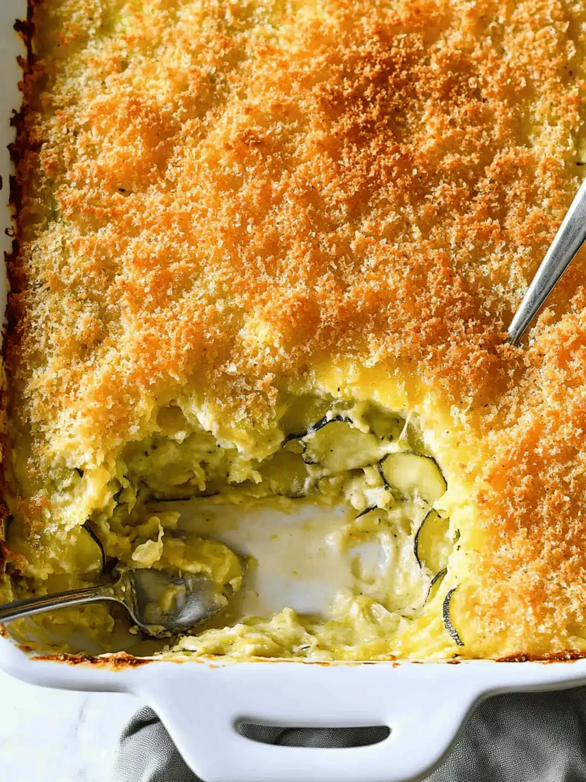 Cheesy Zucchini Casserole: A Cozy Comfort Food Delight 5 Cheesy Zucchini Casserole