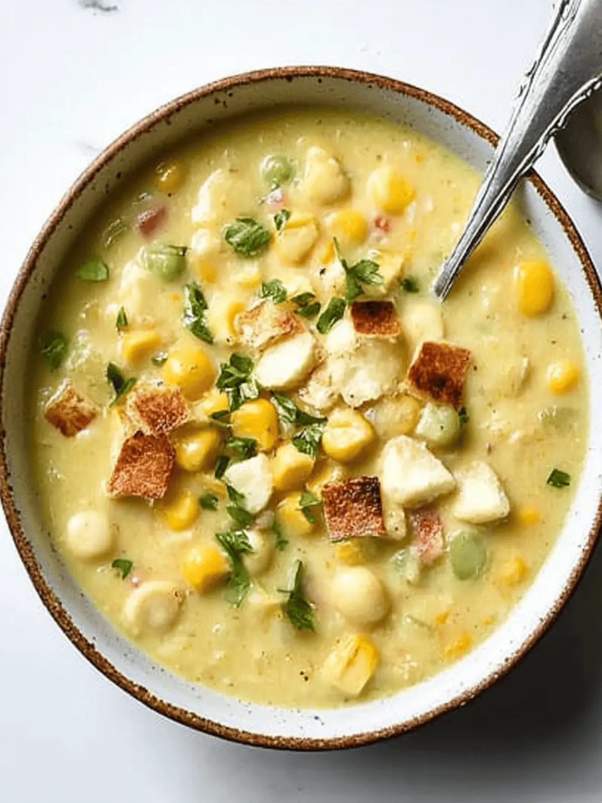 Creamy Corn Chowder with Crispy Bacon for Summer Joy