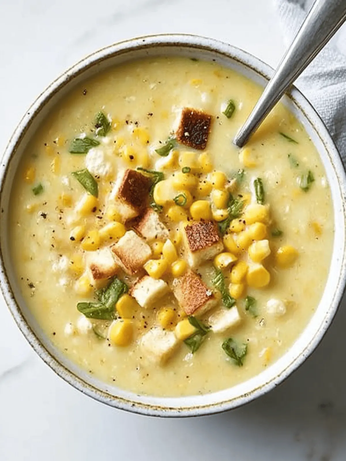 Creamy Corn Chowder with Crispy Bacon for Summer Joy