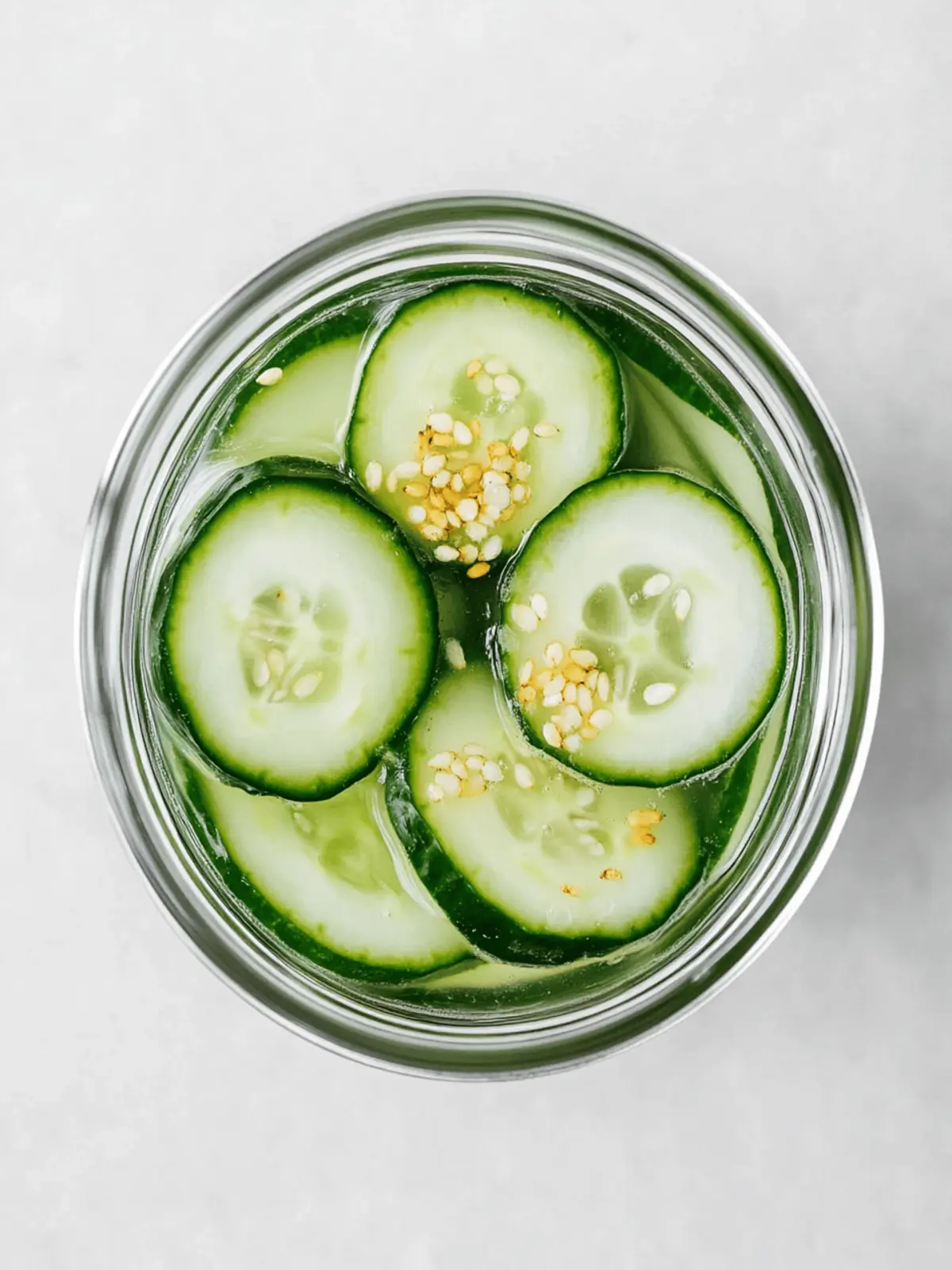 Quick Pickled Cucumber Slices
