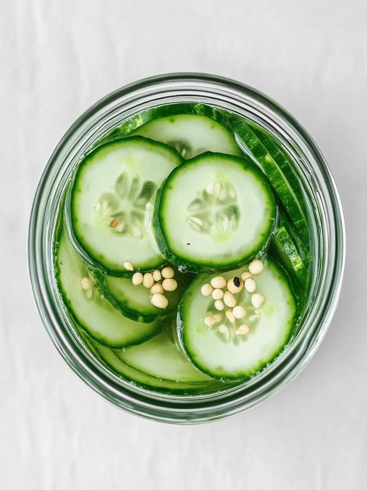 Quick Pickled Cucumber Slices for a Crunchy, Tangy Burst