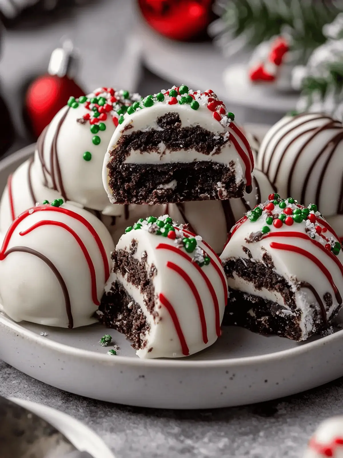 Delight In Easy Christmas Oreo Truffles For Festive Fun
