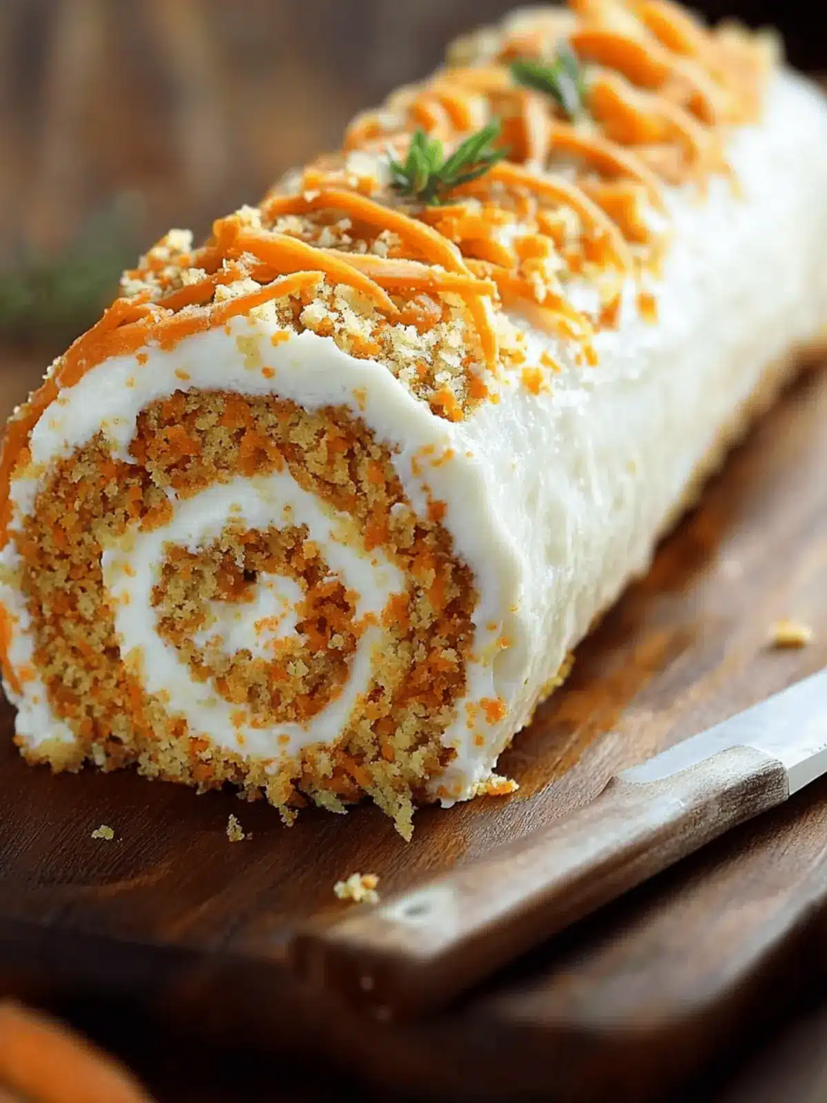 Easy Carrot Cake Roll Recipe