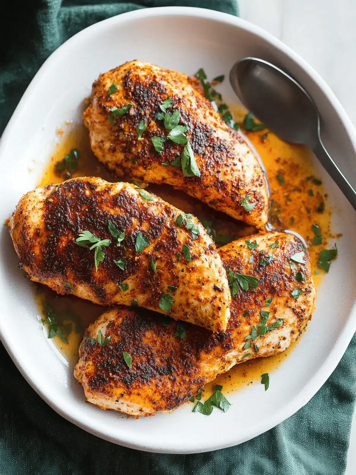 Blackened Chicken Bliss – Quick Cajun Flavor in 25 Minutes 2 Blackened Chicken