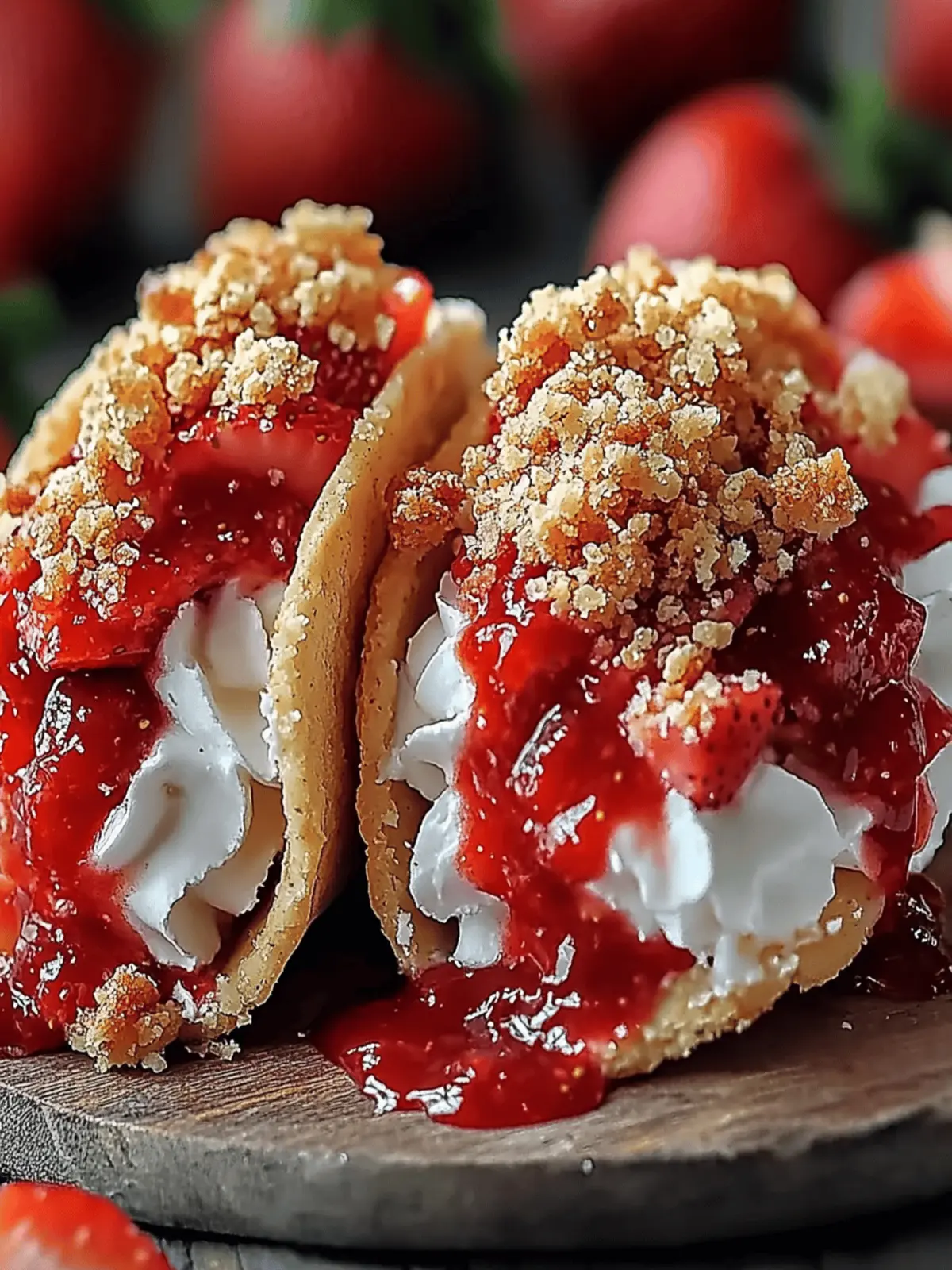 Delicious Strawberry Crunch Cheesecake Tacos You're Going to Love 2 Strawberry Crunch Cheesecake Tacos