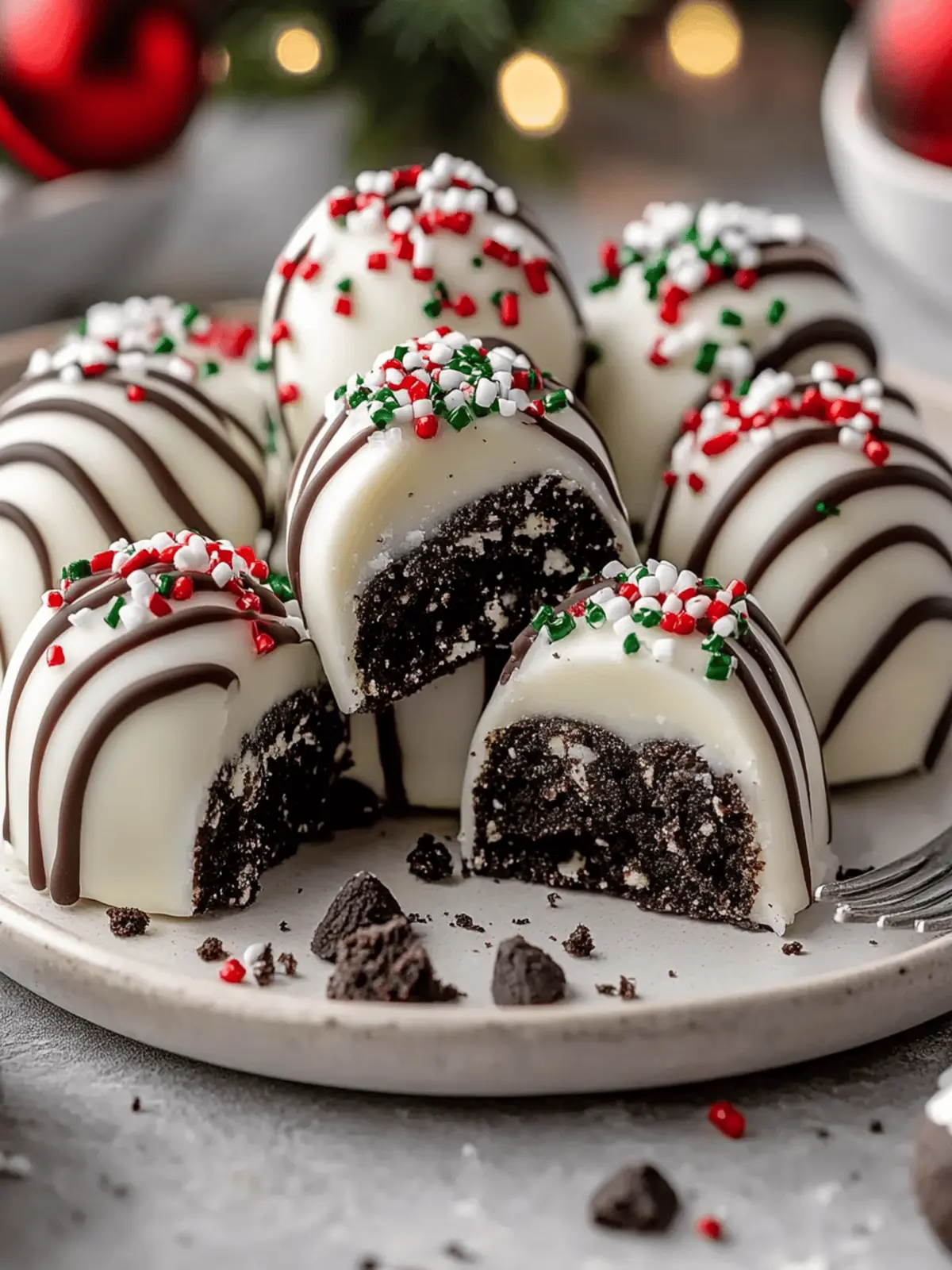 Delight In Easy Christmas Oreo Truffles For Festive Fun