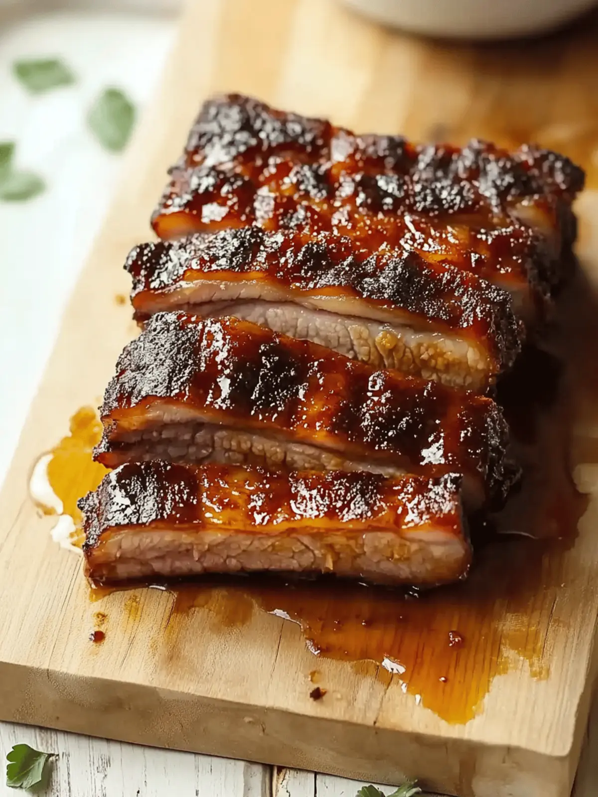 Savory Honey Glazed Pork Belly