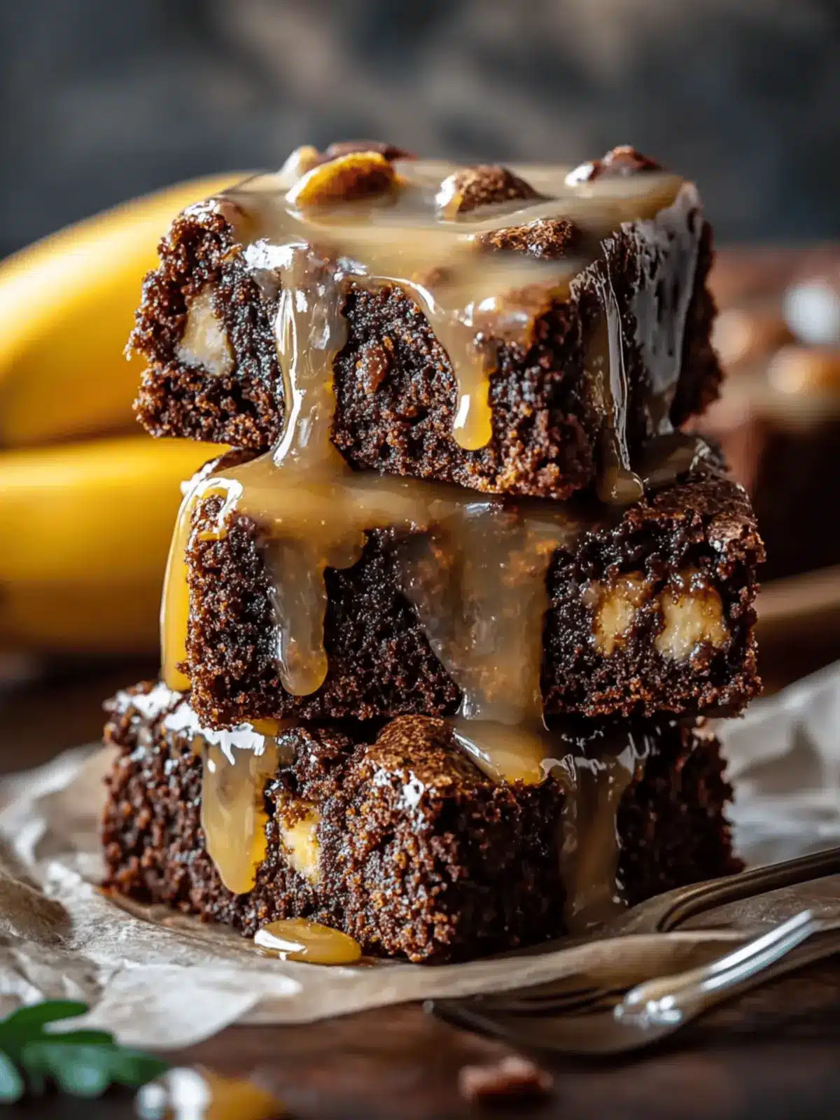 Why Science Makes Banana Bread Brownies With Glaze Irresistible