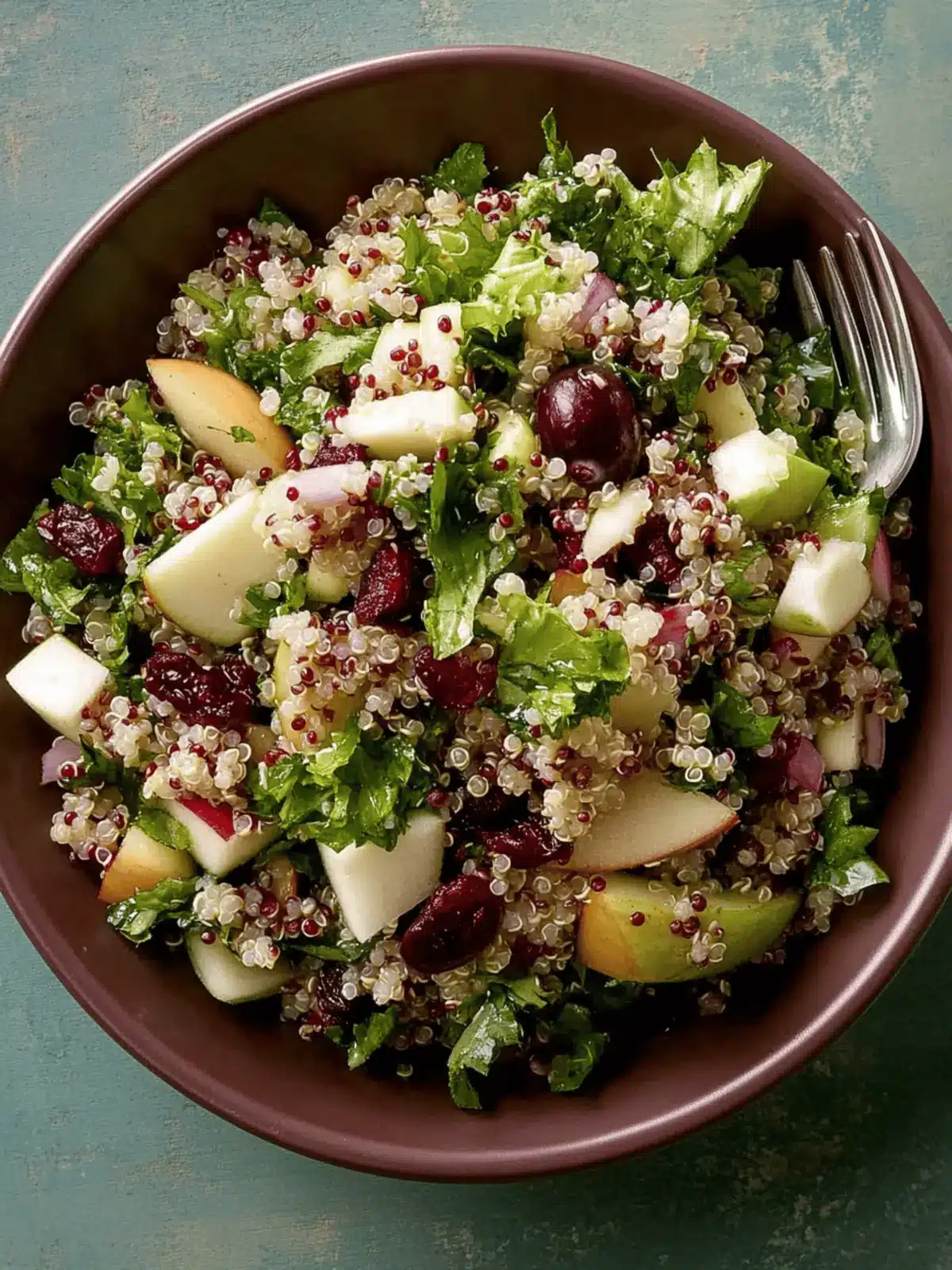 Cranberry Apple Quinoa Salad for a Boost of Fall Flavor 5 Cranberry Apple Quinoa Salad