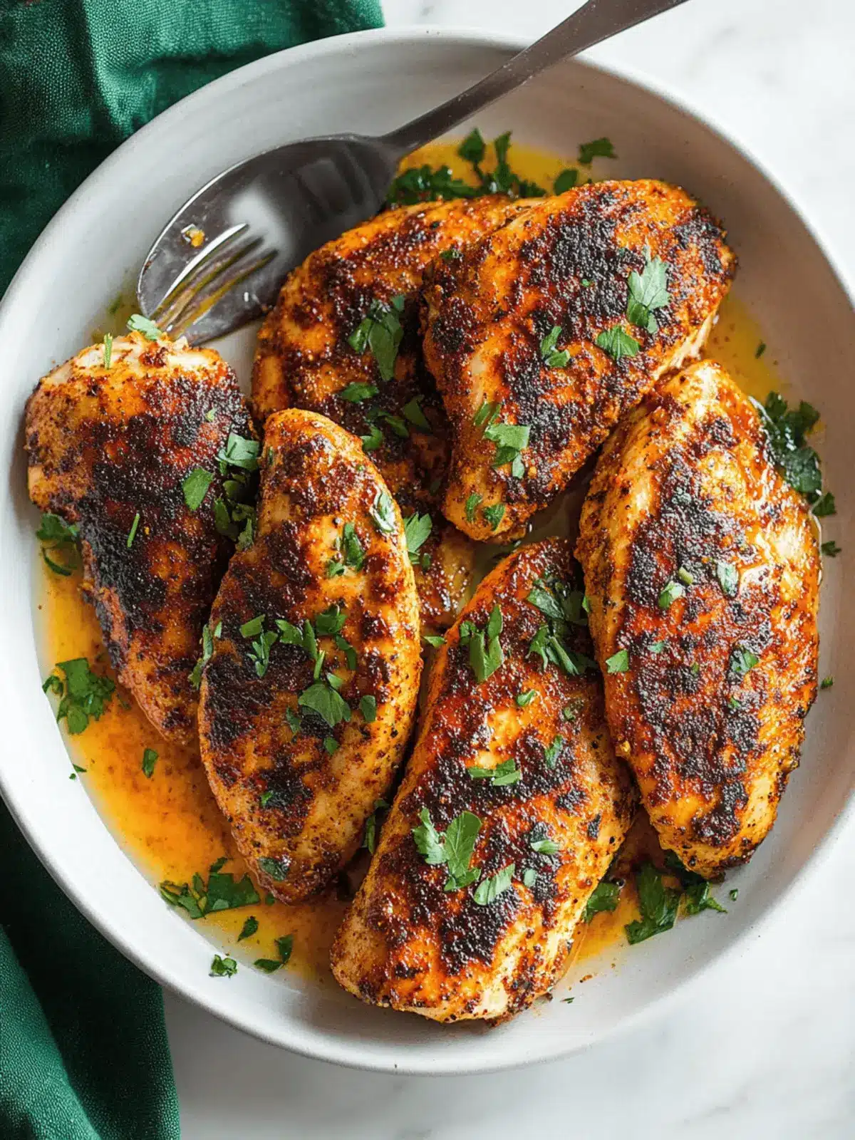 Blackened Chicken Bliss – Quick Cajun Flavor in 25 Minutes 5 Blackened Chicken