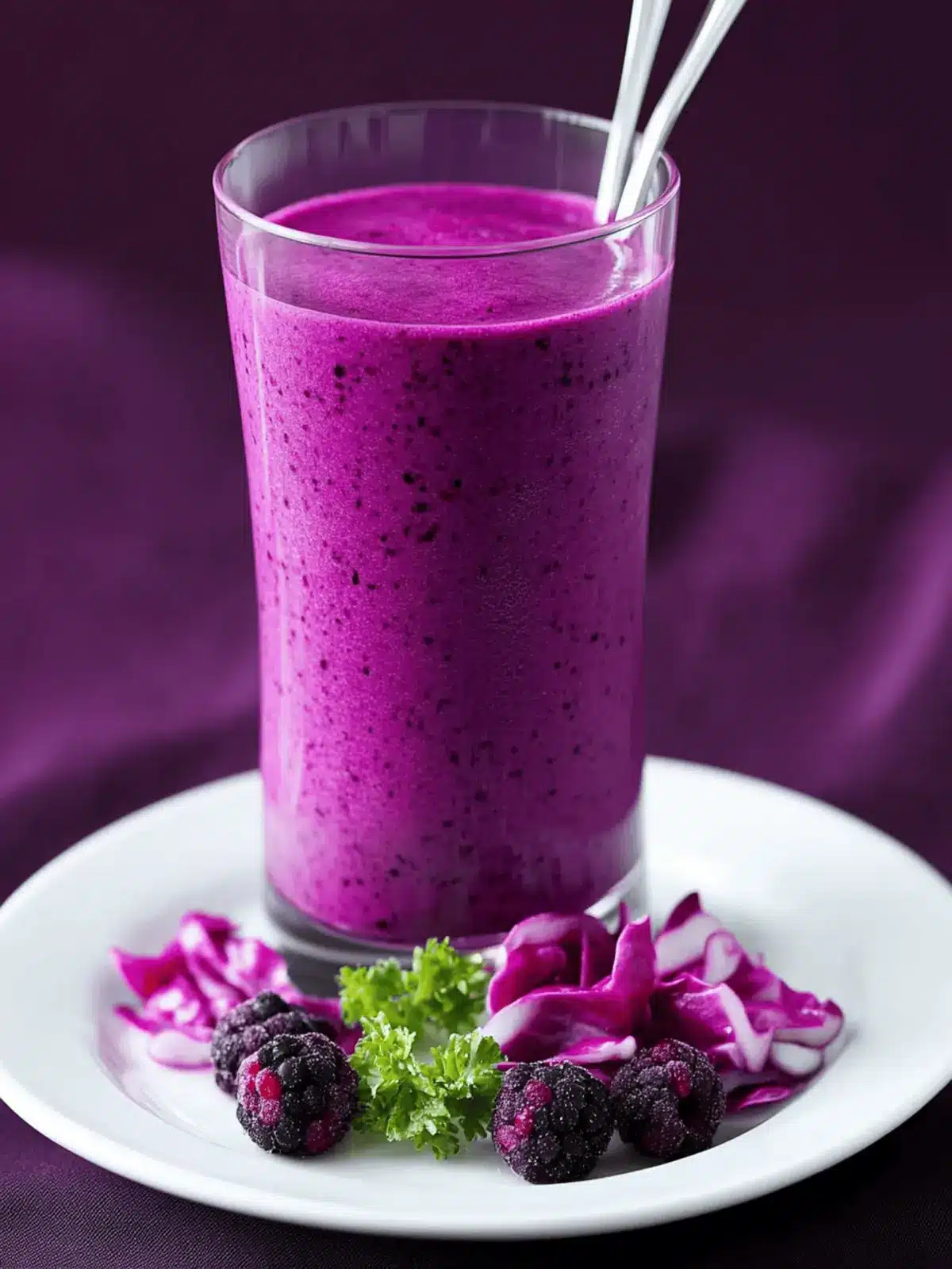 Cabbage and Berry Purple Smoothie: Refreshingly Healthy Bliss 5 Cabbage and Berry Purple Smoothies