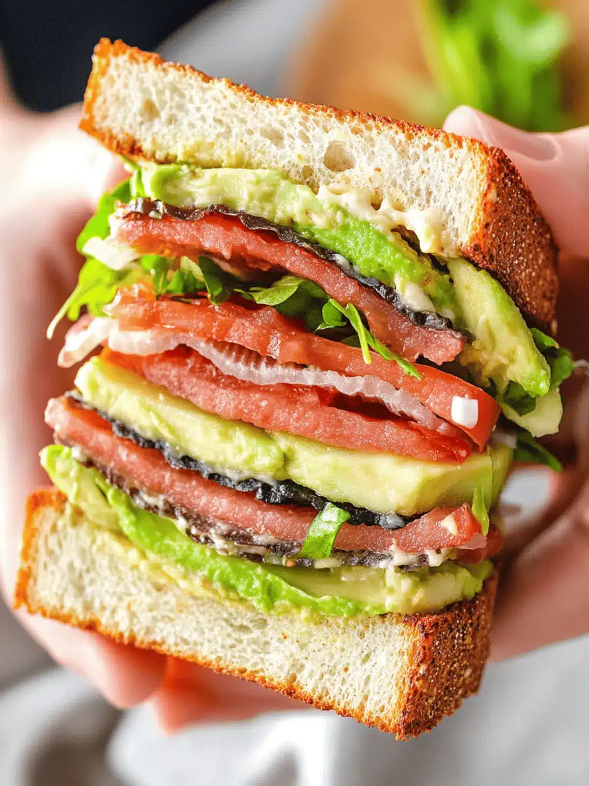 Elevate Your Lunch: Spicy Avocado BLT Sandwich Delight 4 Avocado BLT Sandwich