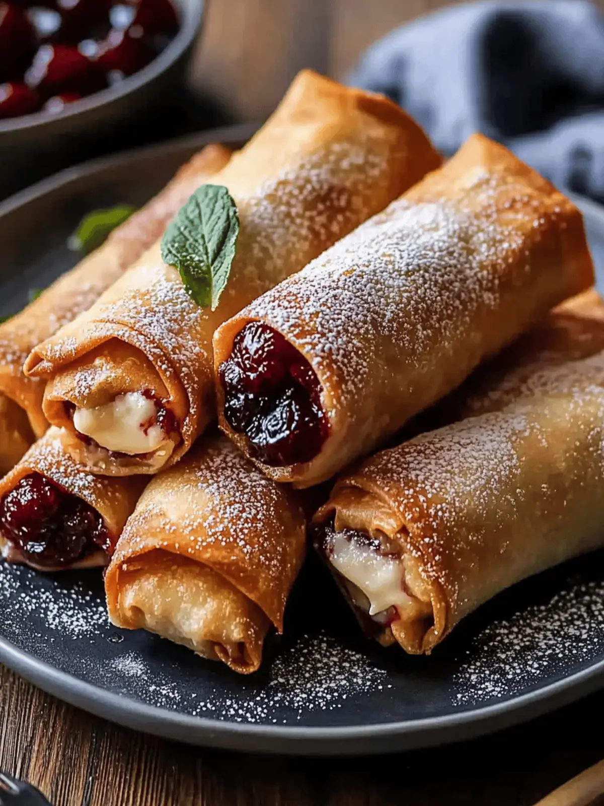 5 Irresistible Reasons to Try These Air Fryer Cherry Cheesecake Egg Rolls