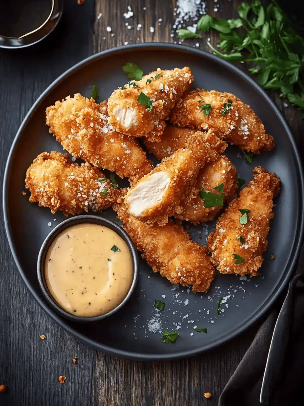 The Best Crispy Baked Chicken Goujons