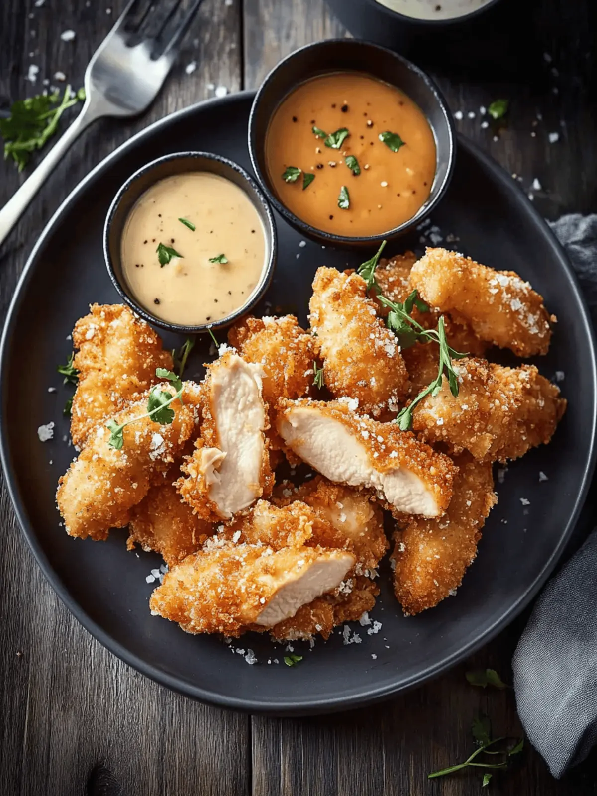The Best Crispy Baked Chicken Goujons