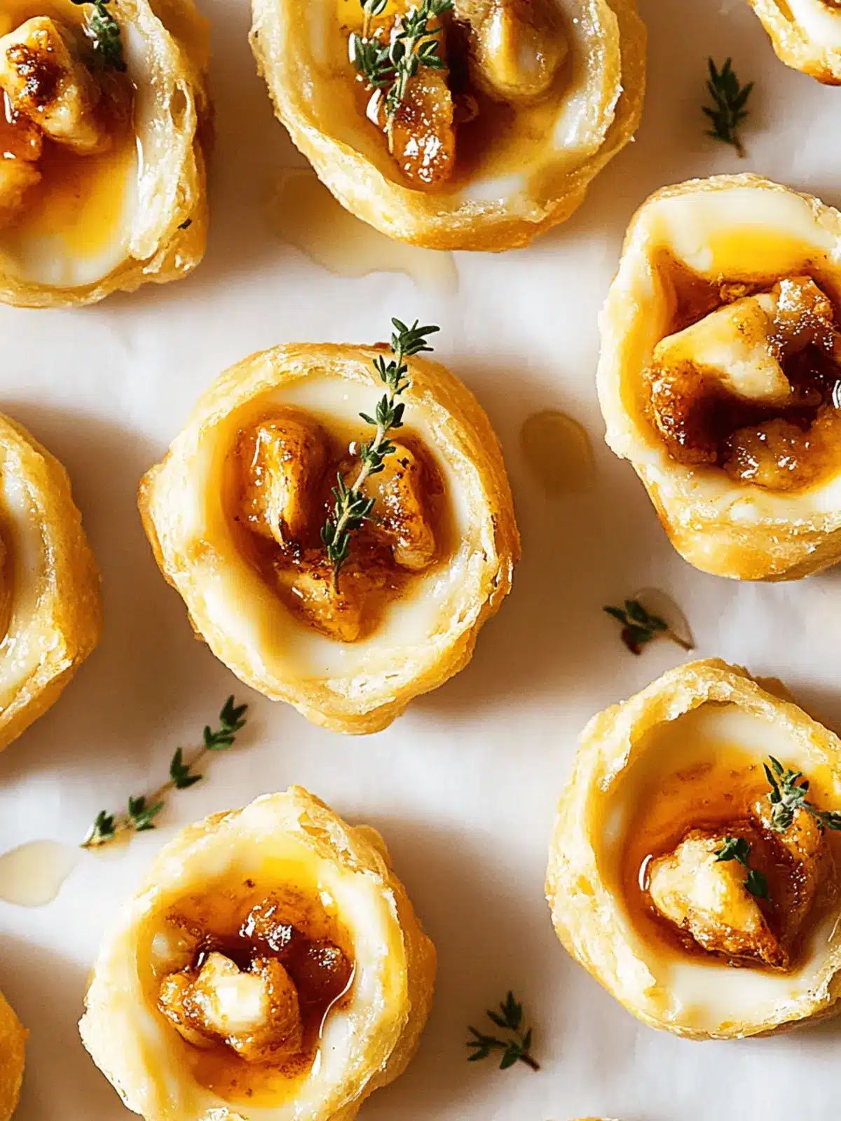 Pumpkin Spice Hot Honey Brie Bites