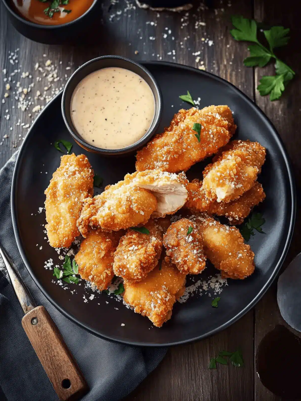 The Best Crispy Baked Chicken Goujons