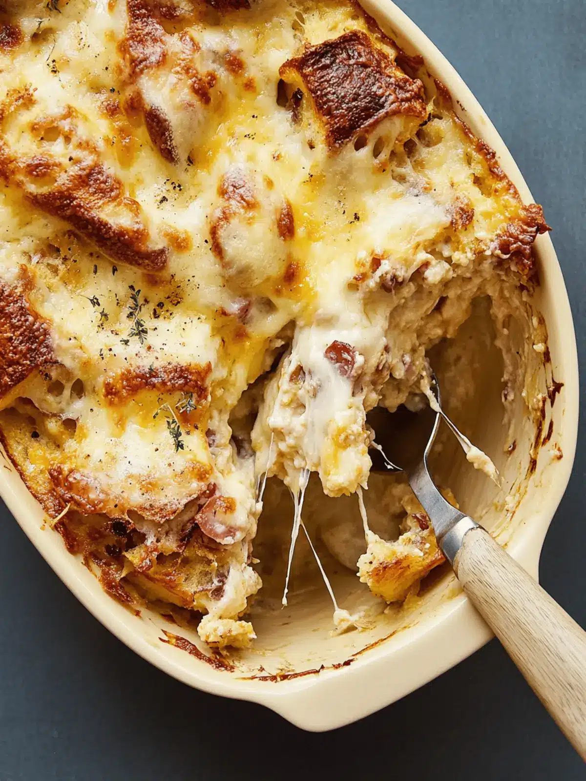 Croque Monsieur Breakfast Casserole