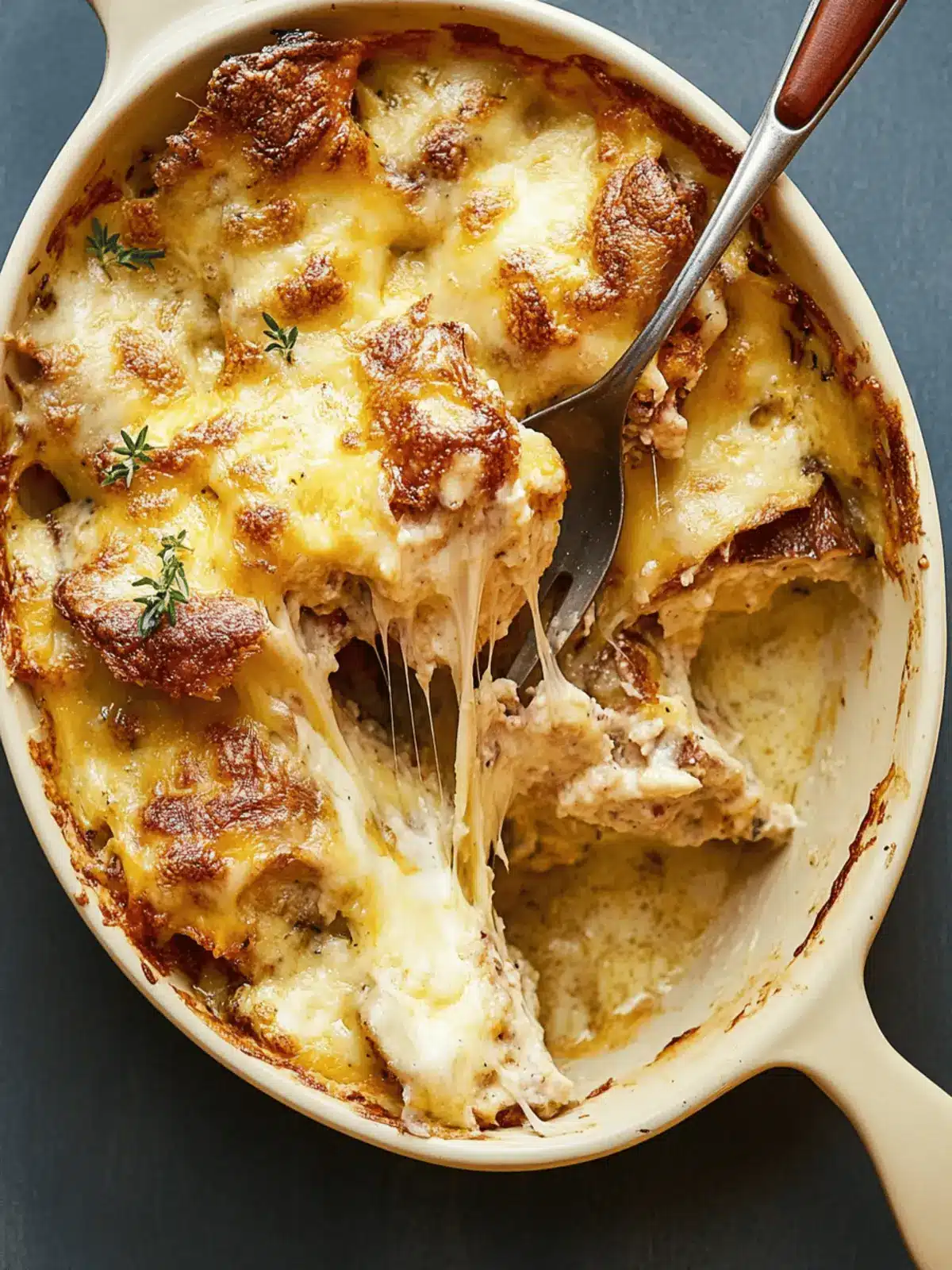Croque Monsieur Breakfast Casserole