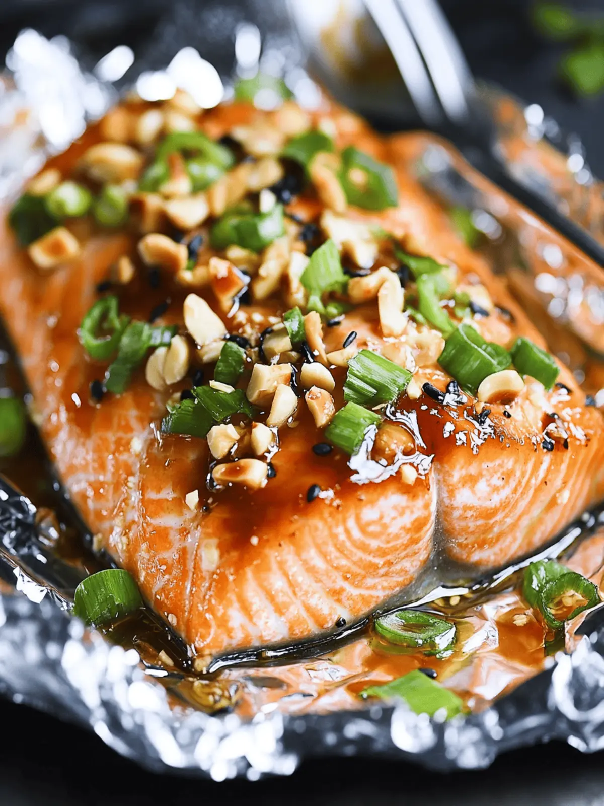 Savory Asian Salmon in Foil Ready in Just 20 Minutes