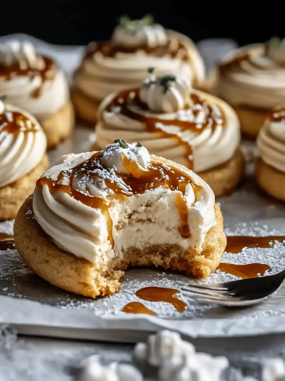 Salted Caramel Cheesecake Cookies