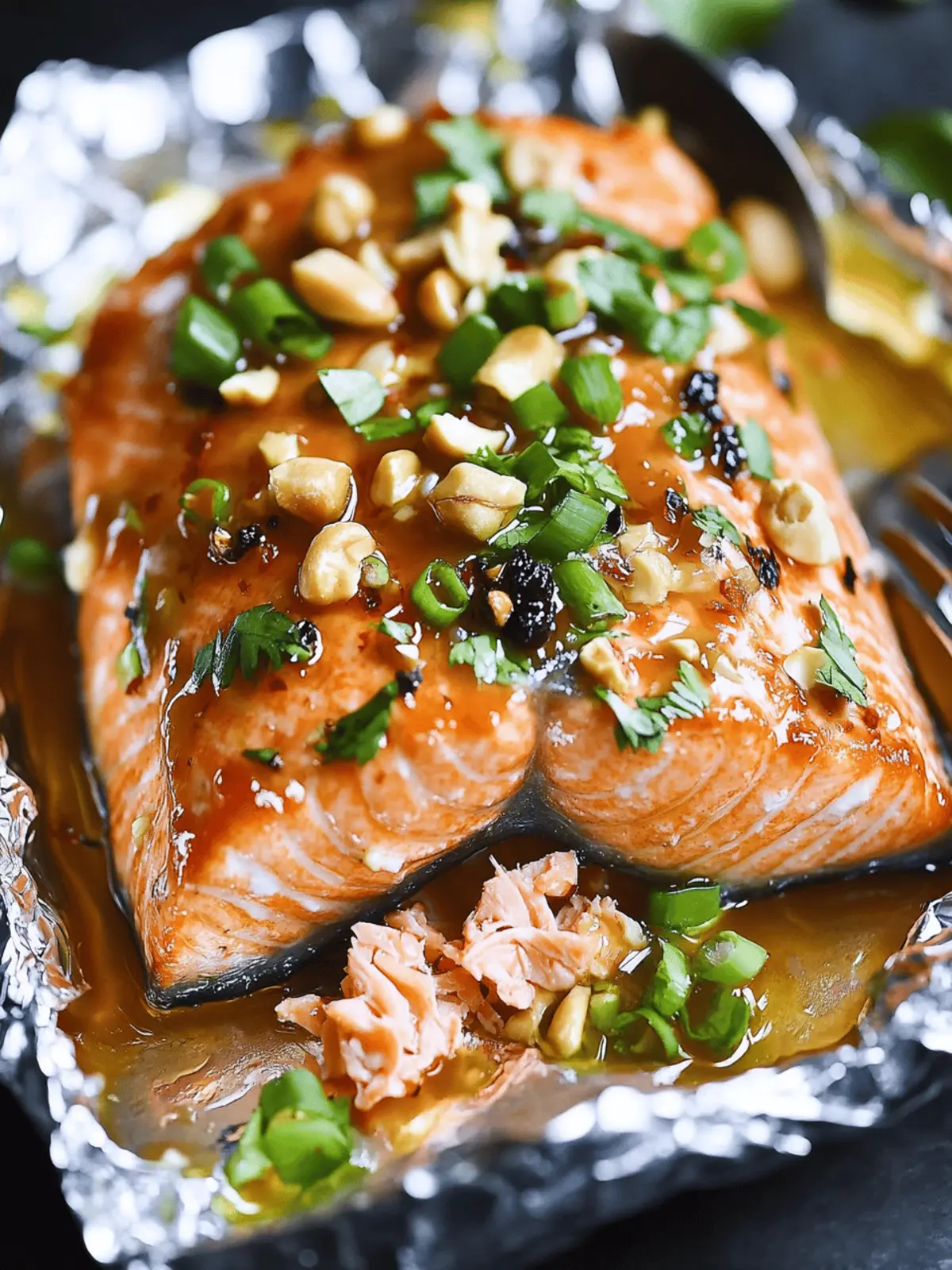Savory Asian Salmon in Foil Ready in Just 20 Minutes