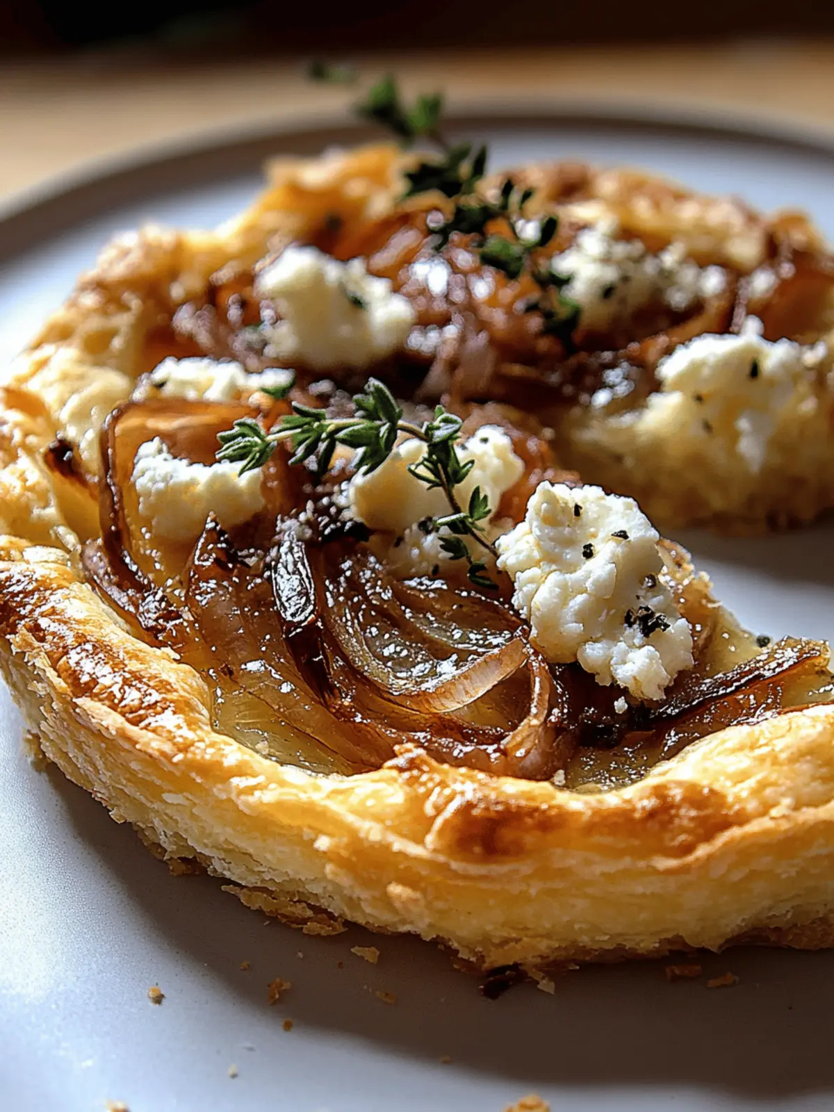 Irresistible Caramelized Onion and Goat Cheese Tarts in 3 Easy Steps