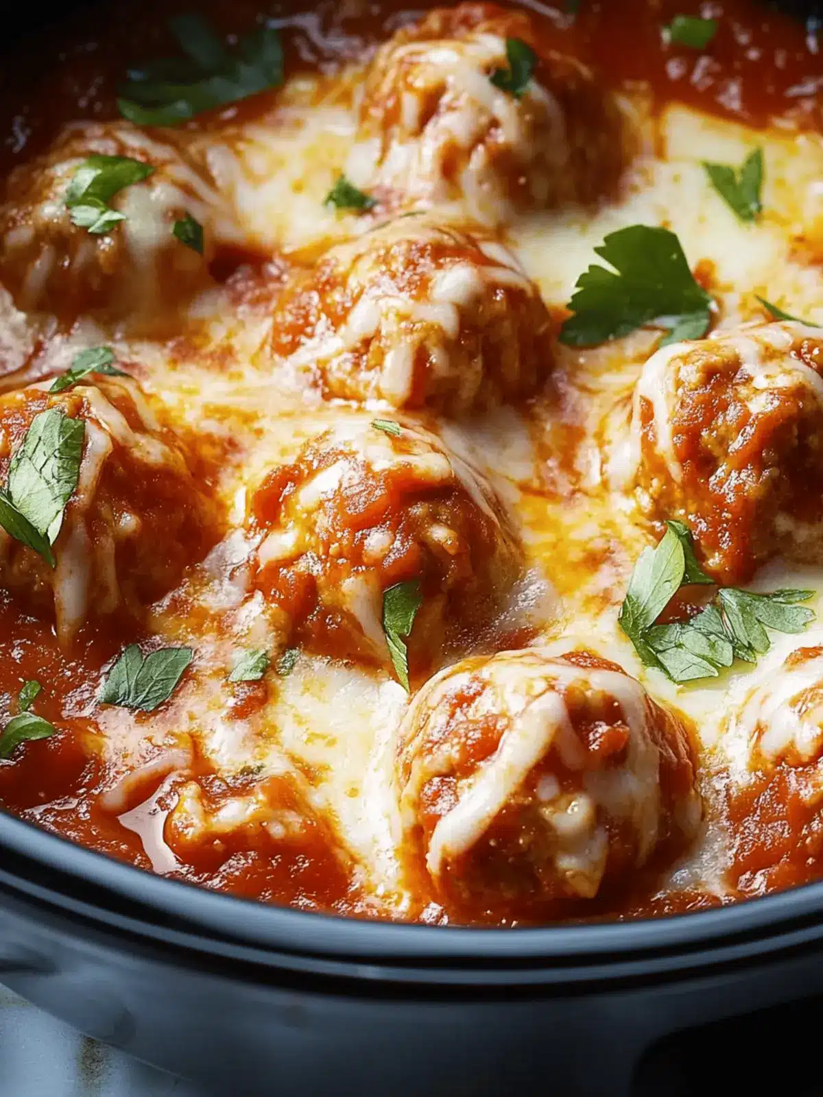 Recipe: Slow Cooker Chicken Parm Meatballs