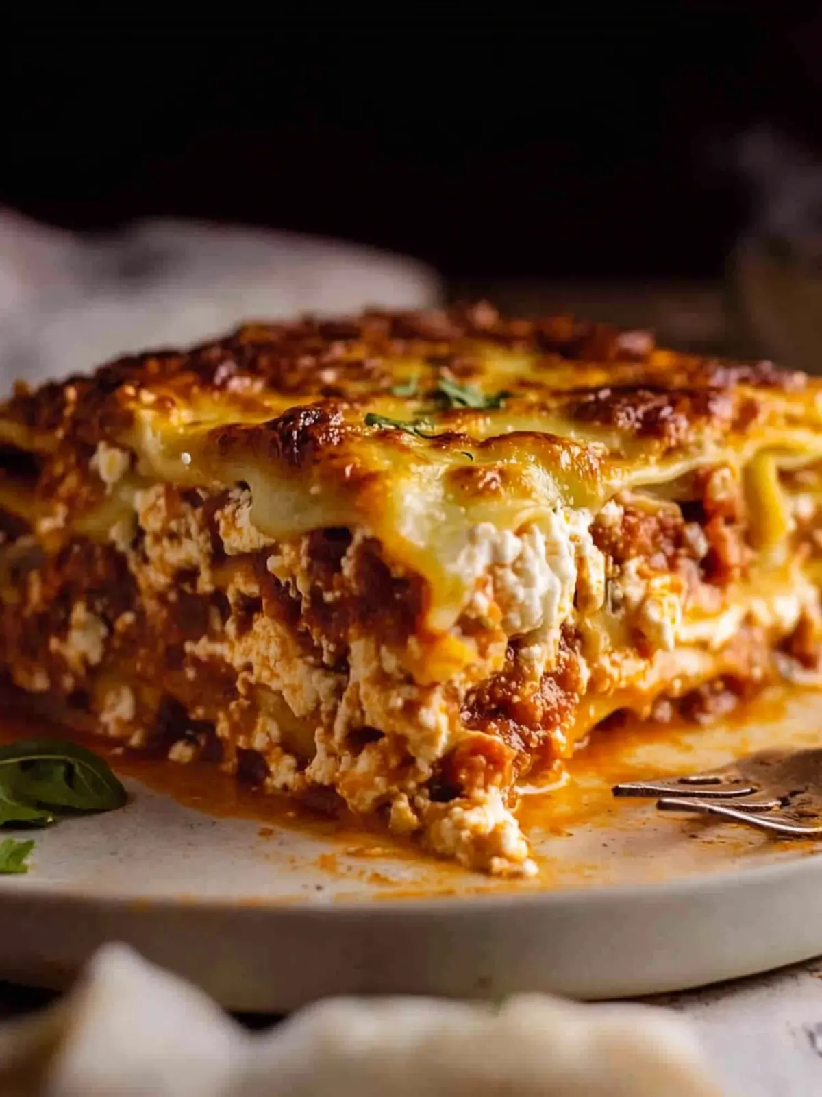 Hearty Italian Lasagna with Ricotta Cheese
