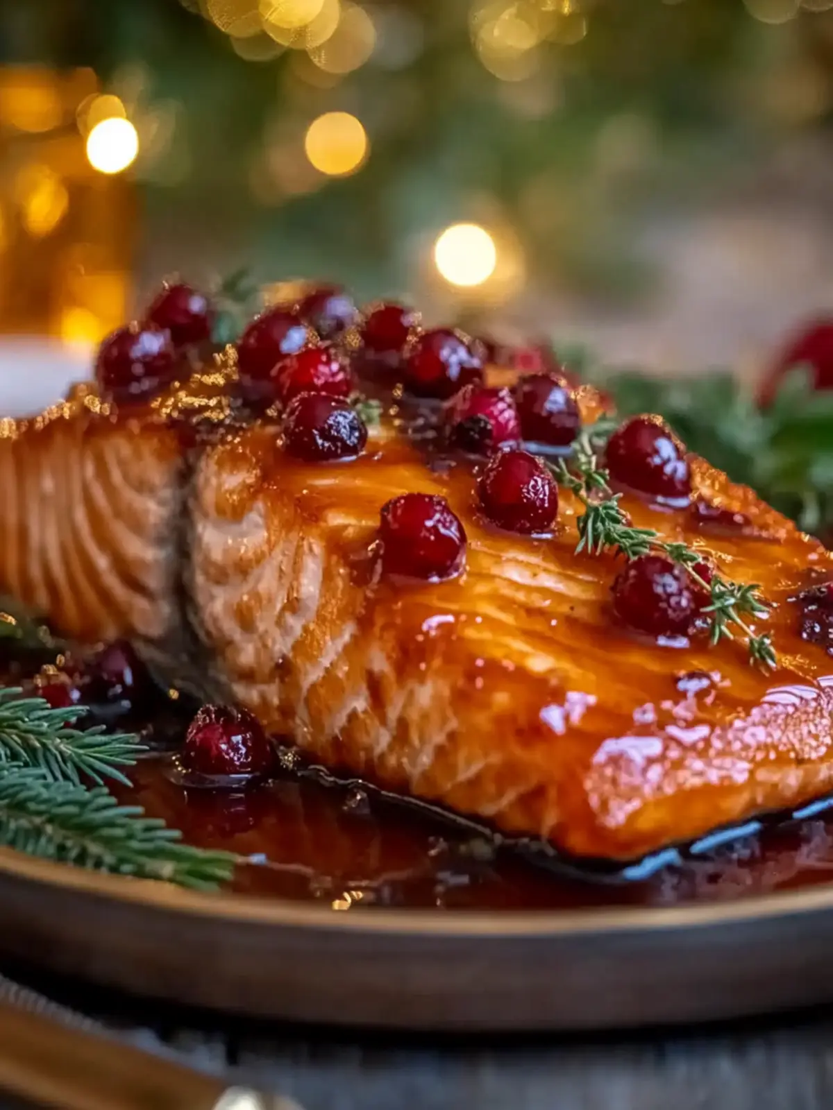 Baked Christmas Salmon with Maple Glaze Easy Recipe