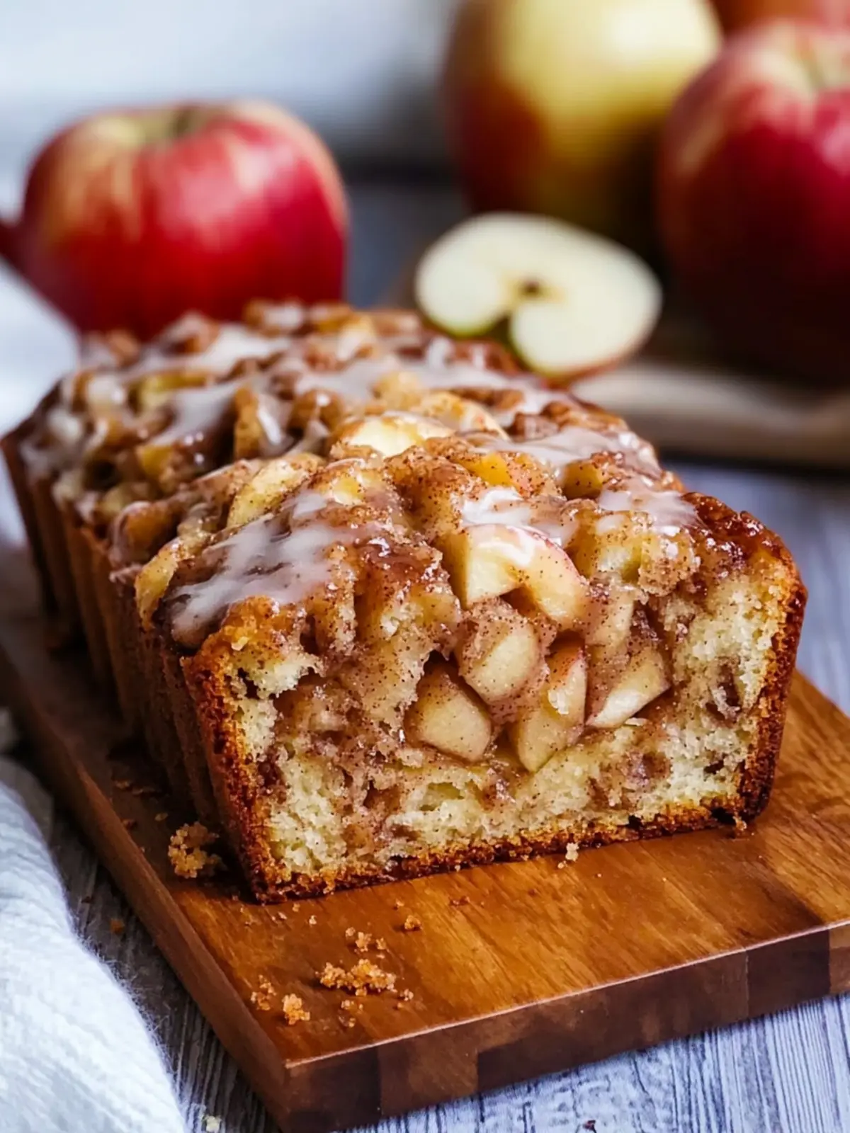 Amish Apple Fritter Bread is Cinnamon-Swirled Bliss
