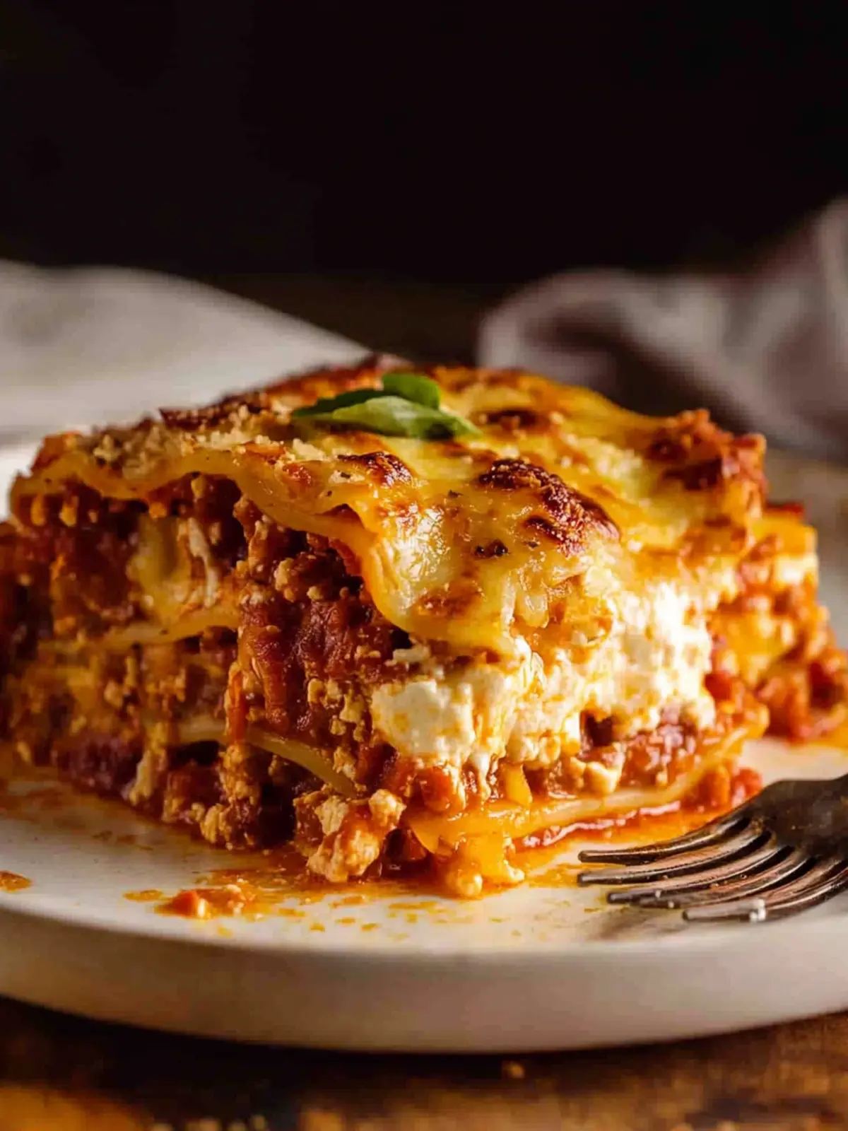 Hearty Italian Lasagna with Ricotta Cheese