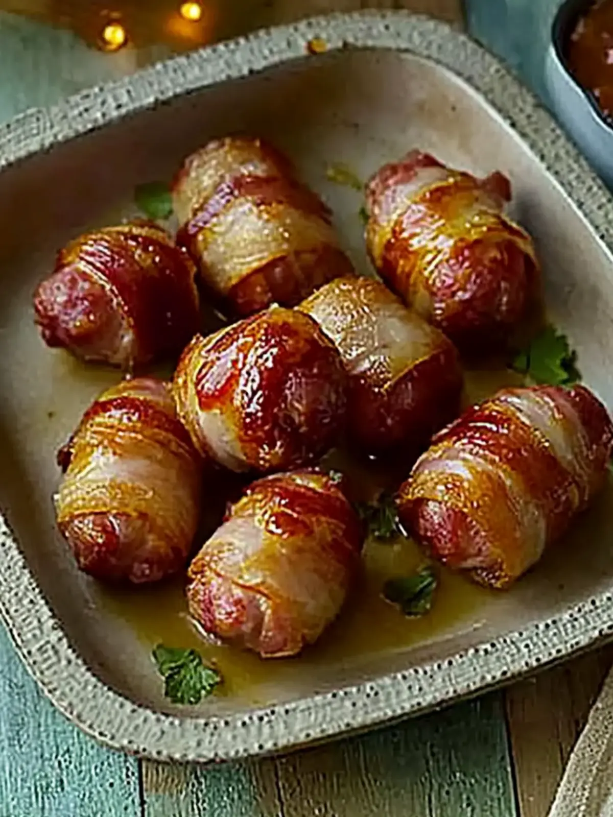 Triple pigs in blankets