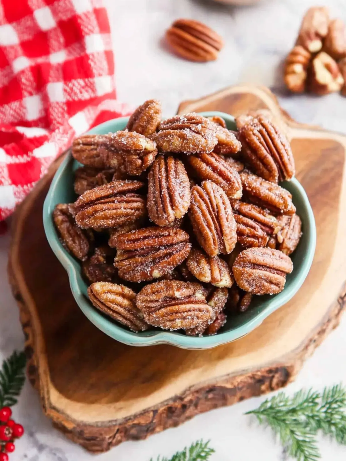 Slow Cooker Cinnamon Sugar Pecans