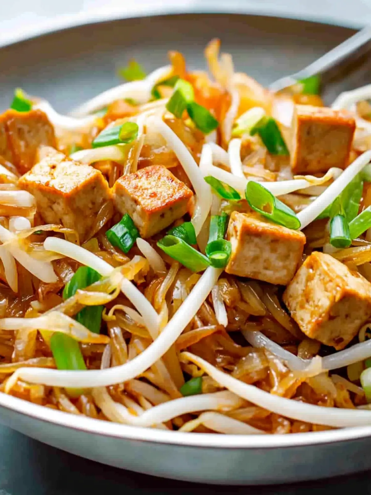 Bean Sprout Stir Fry with Tofu