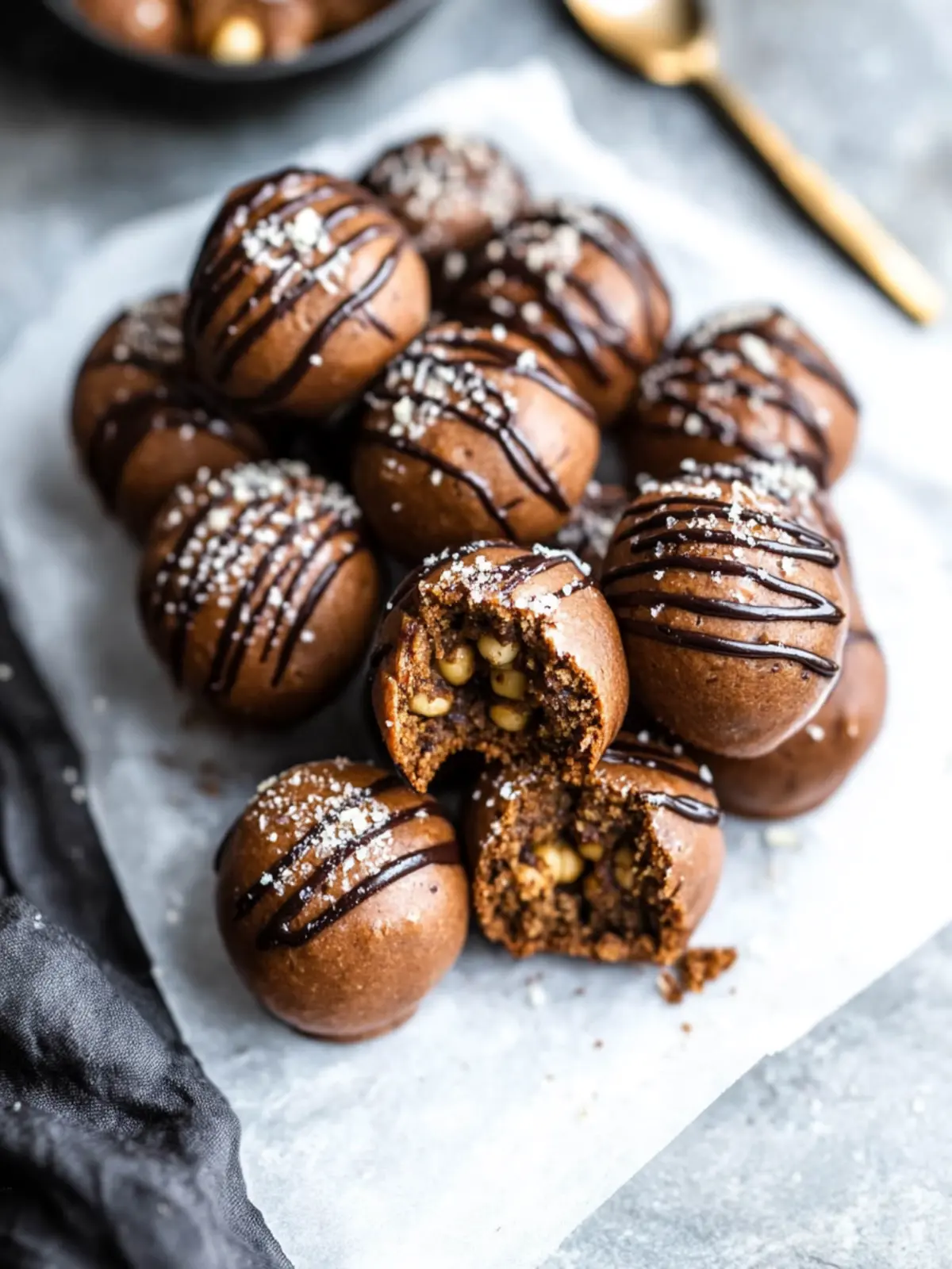 Vegan Chickpea Gingerbread Buckeyes