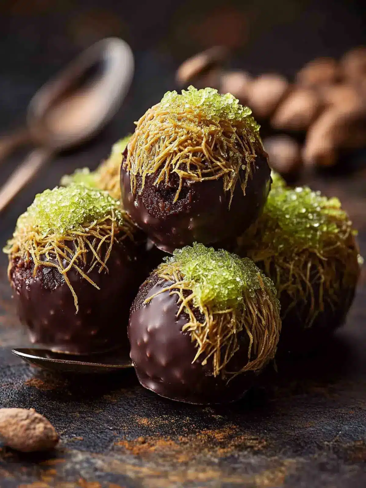 Delicious Dubai Chocolate Balls to Wow Your Guests 5 Dubai Chocolate Balls