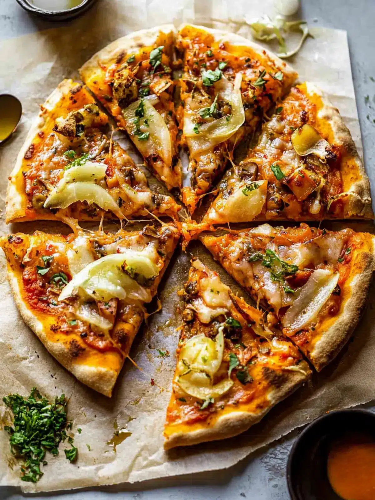 5 Ingredient Pumpkin and Gouda Pizza