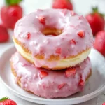 Strawberry Cake Donuts