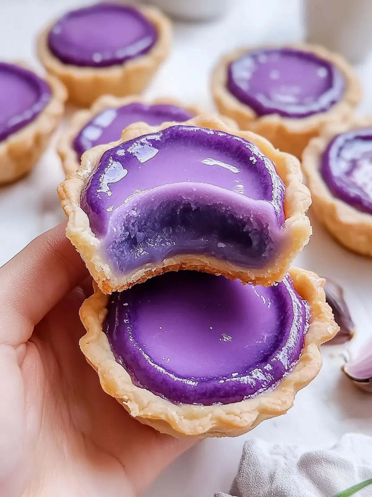 Ultimate Ube Egg Tarts
