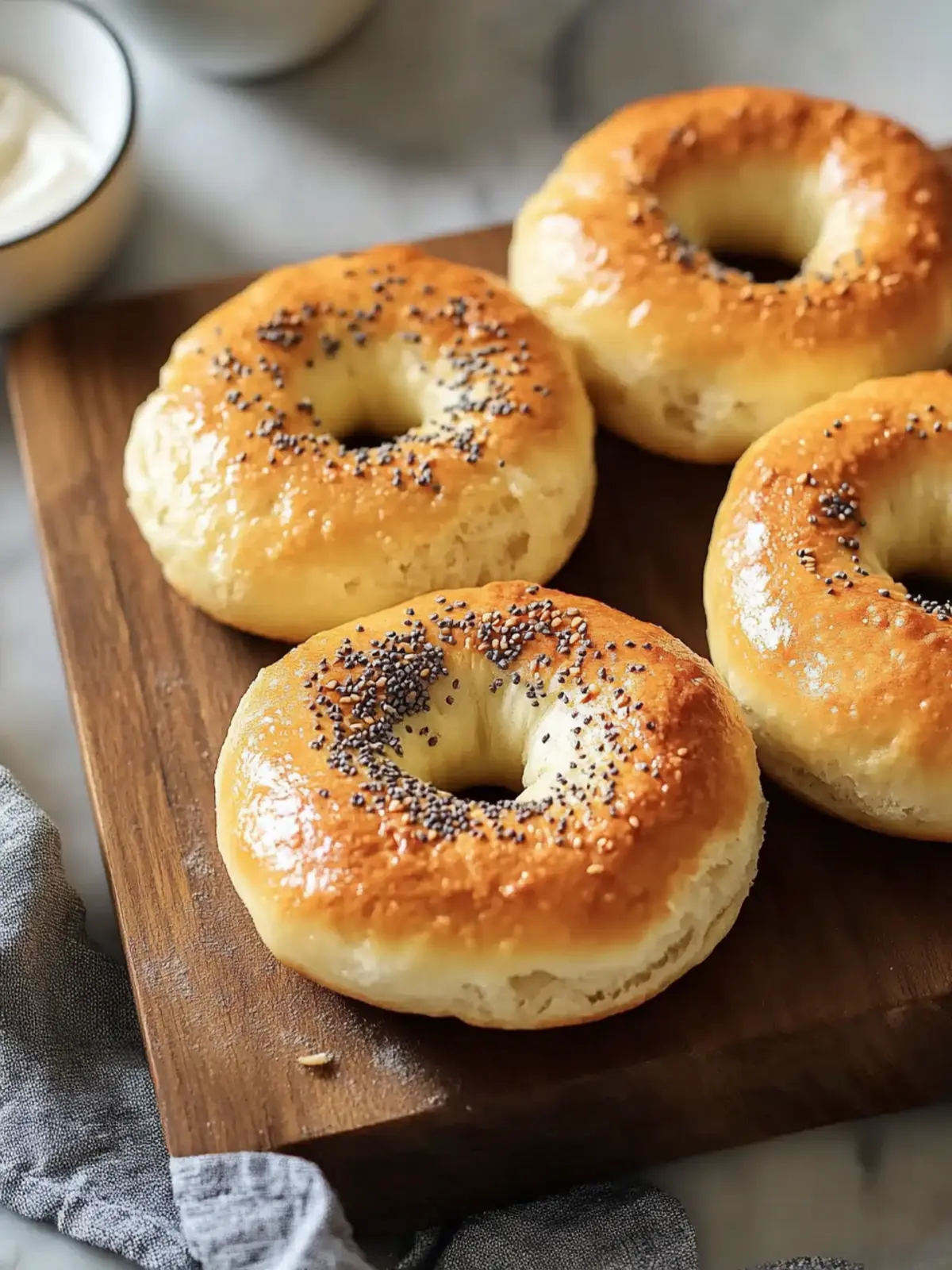 Everything Bagel Protein Bagels