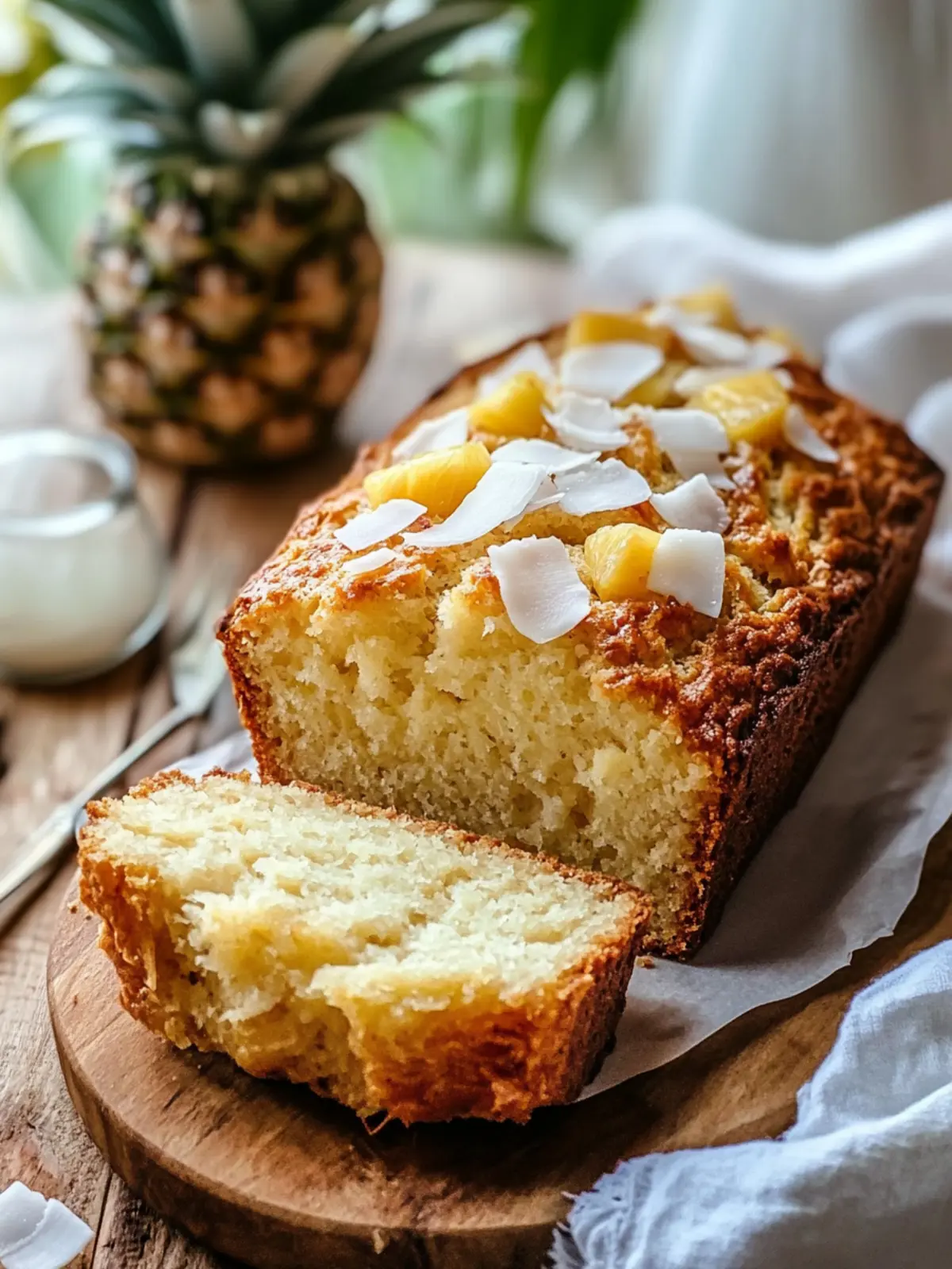 Cozy Pineapple Coconut Bread