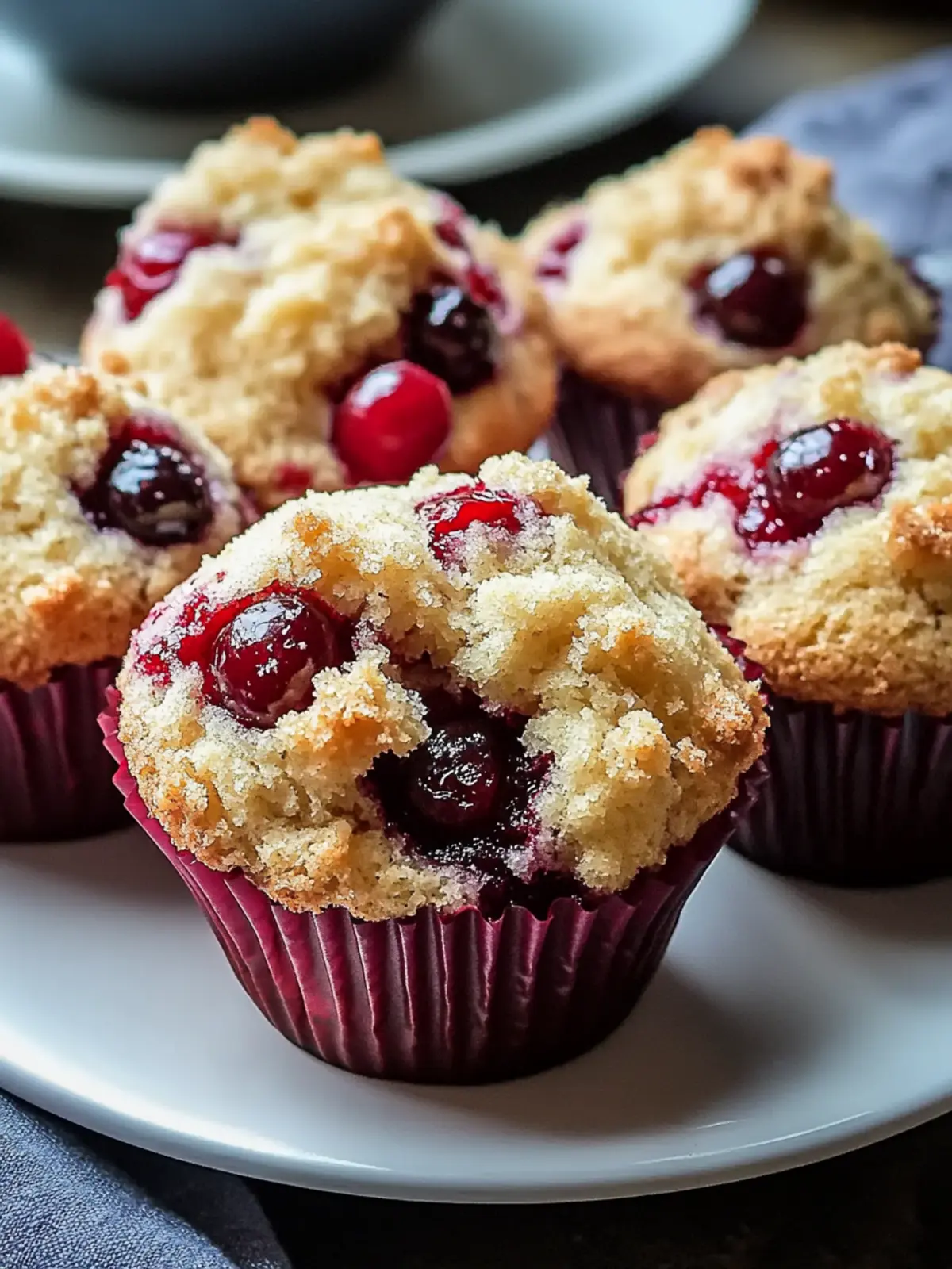 Cherry Cobbler Muffins That Taste Like Warm Summer Bliss