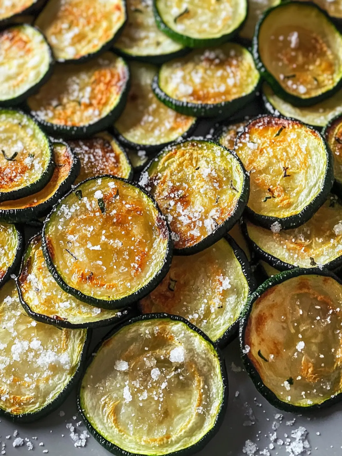 Salt and Vinegar Zucchini Chips