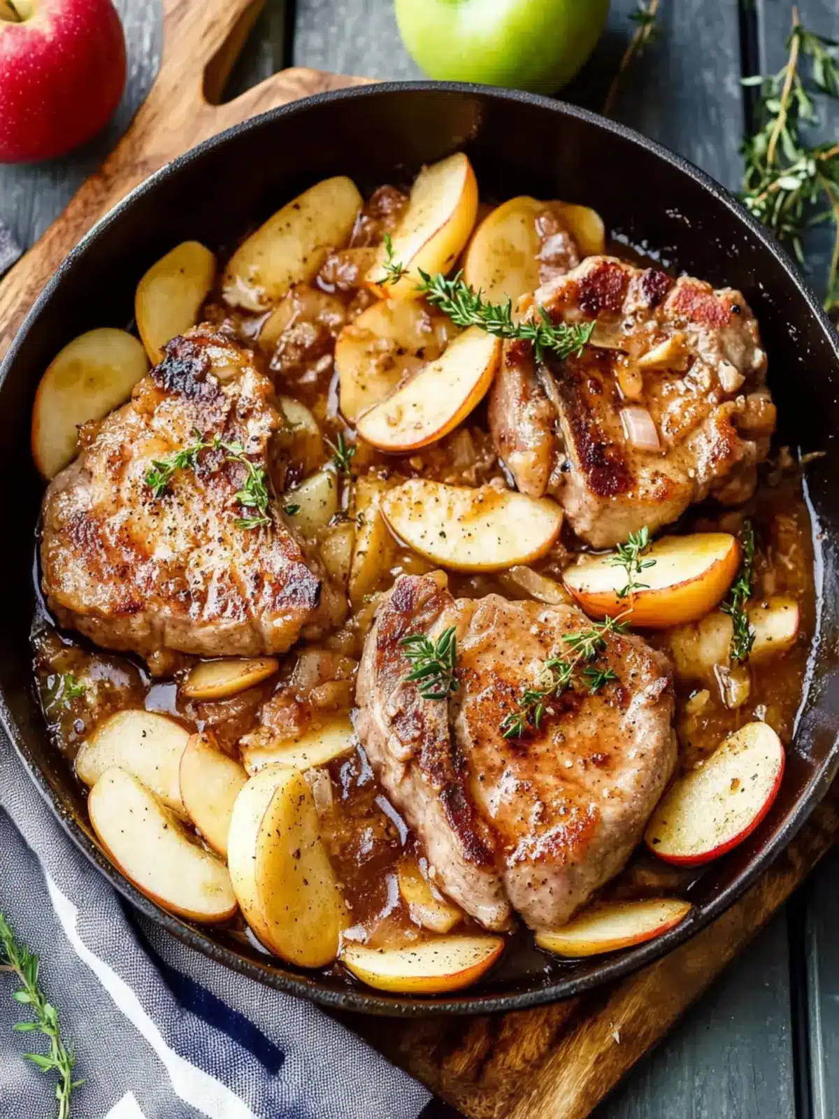 Pork Chops with Apples