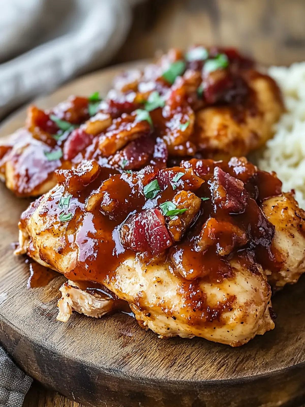 Savory Cowboy BBQ Bacon Cheddar Chicken for Cozy Nights